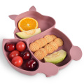 Essen Kinder Essen Sauggabel Und Löffel Schüssel Kleinkinder Neues Geschirr Set Kinder Silikonplatten Für Baby